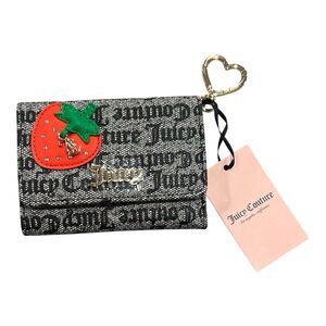 Wallet Juicy Couture Black Beige/Liquorice Freshly Picked Double Sided Trifold